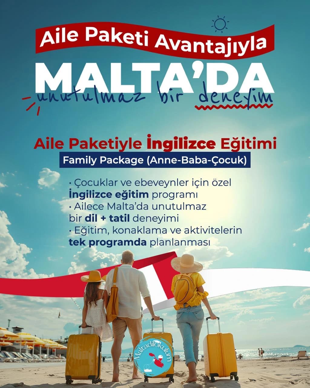 Aileler İçin Malta'da Yaz Okulu: 2026 Kapsamlı Rehber kapak görseli