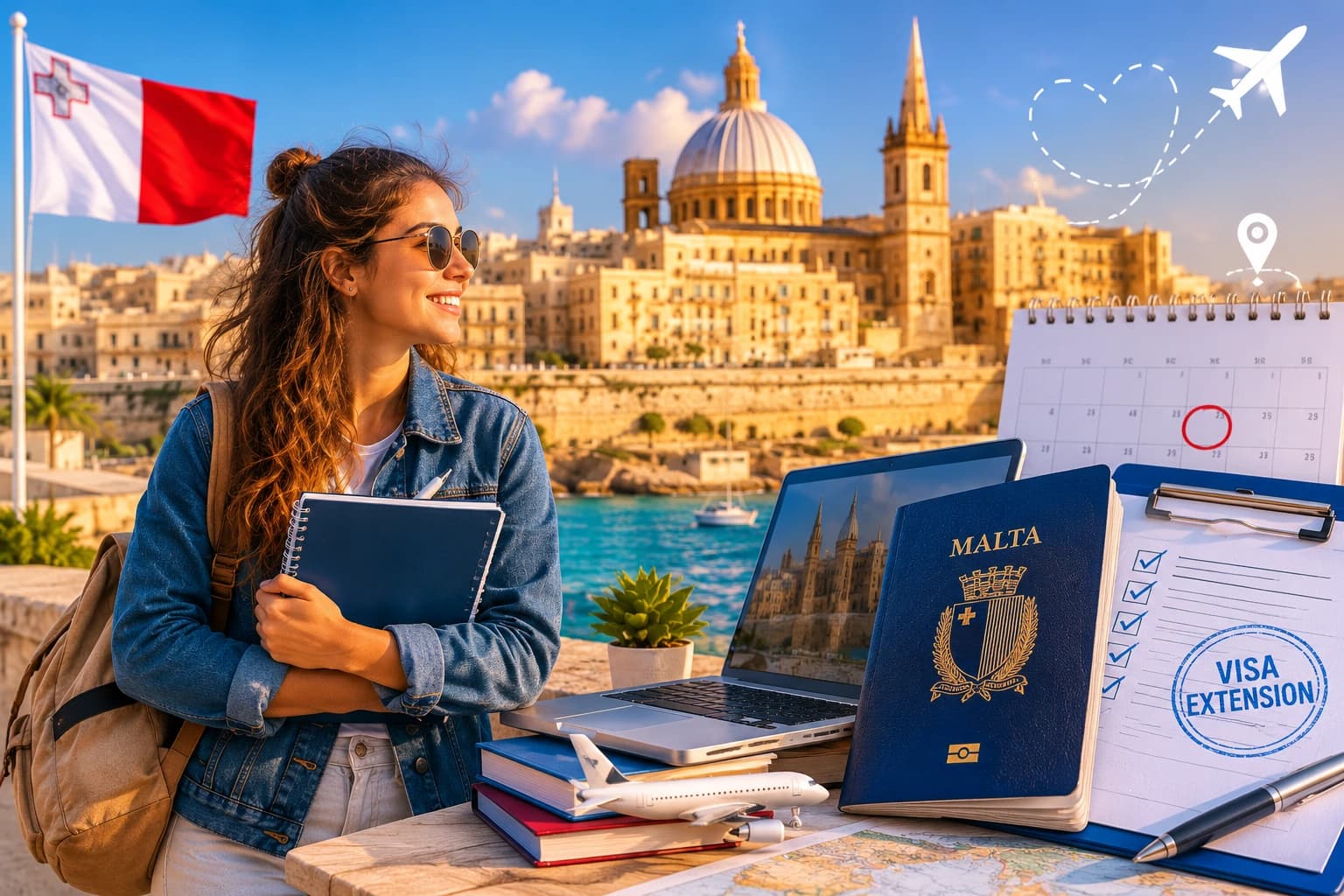 Malta Öğrenci Vizesi Uzatma Rehberi 2026 kapak görseli