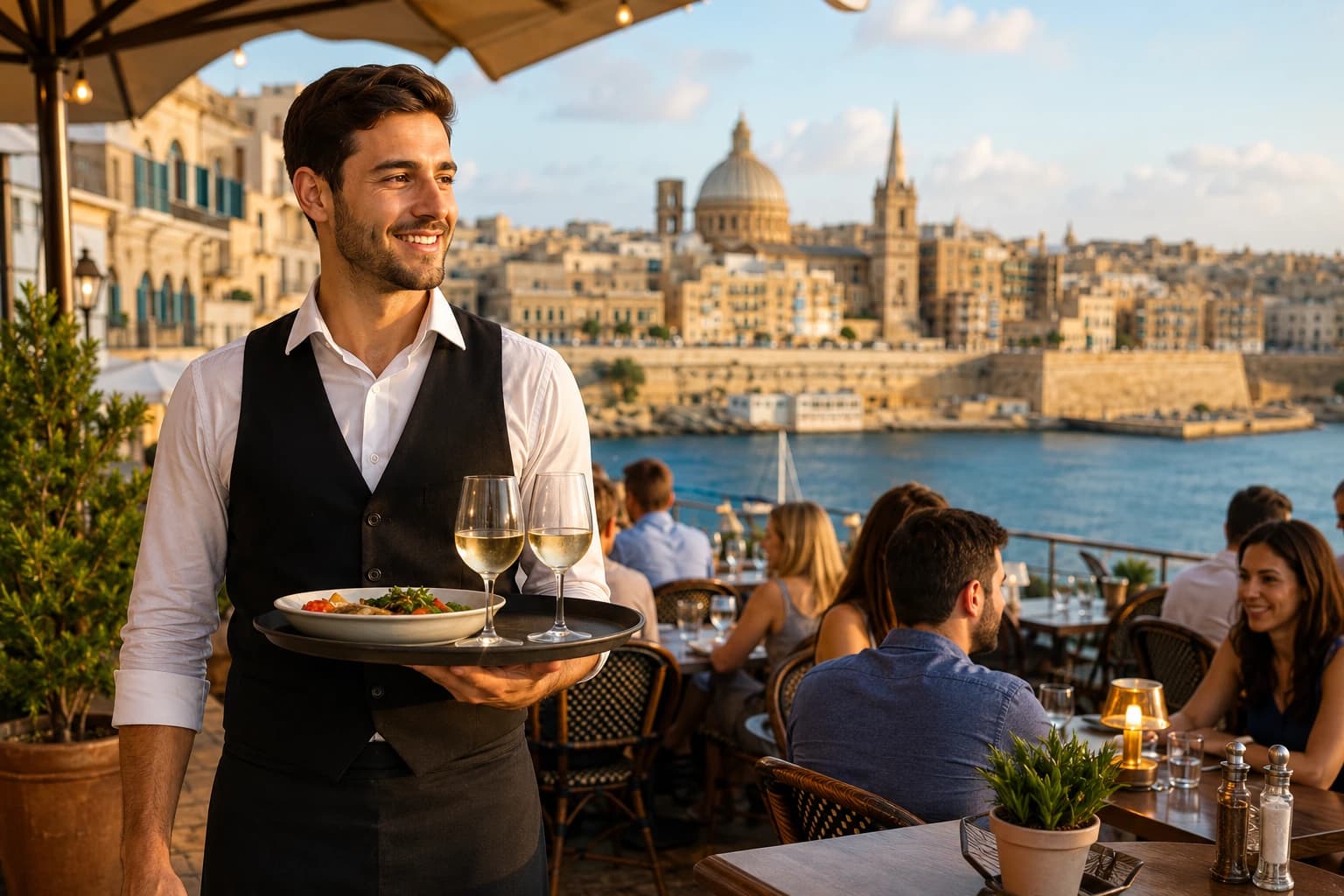 Malta'da Garson Maaşları Ne Kadar? 2026 Güncel Maaşlar ve İş İmkanları Rehberi kapak görseli