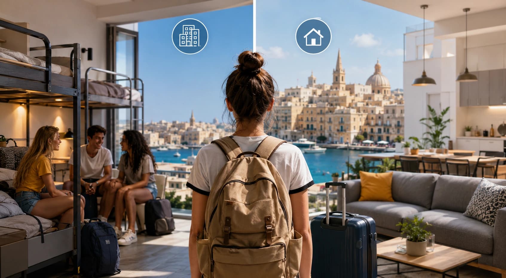 Malta'da Öğrenci Yurdu mu Ev mi? 2026 Konaklama Karşılaştırma Rehberi kapak görseli